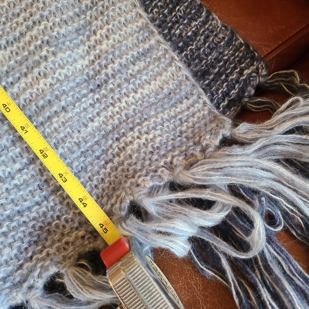 Loose knit scarf